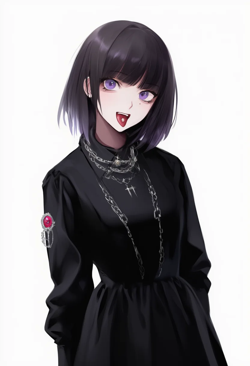 tongue out